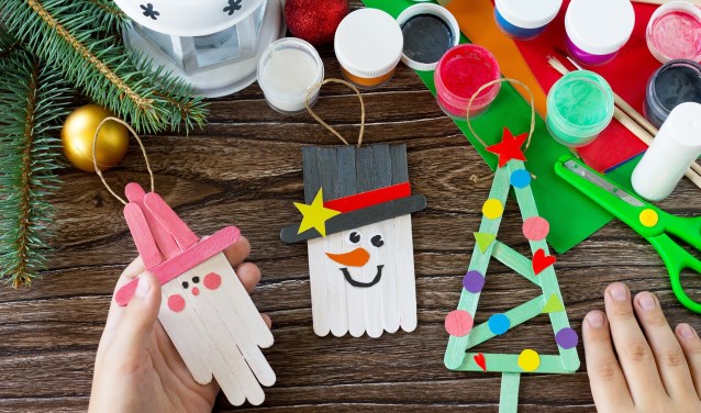 Kinderen kunnen creatief bezig zijn in de kerstvakantie in de Speeltoren.