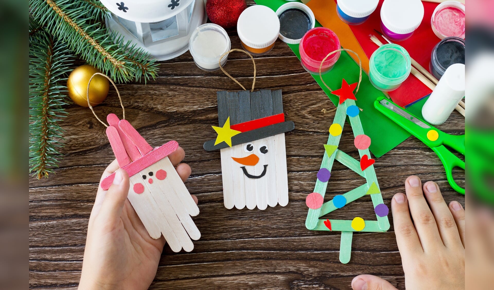 Kinderen kunnen creatief bezig zijn in de kerstvakantie in de Speeltoren. 