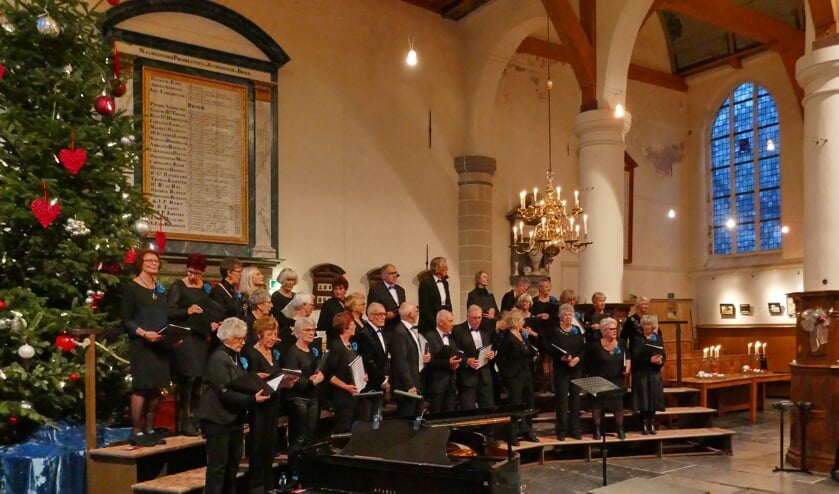 Gemengd Koor Broek in Waterland vorig jaar in de kerk van Broek in Waterland.