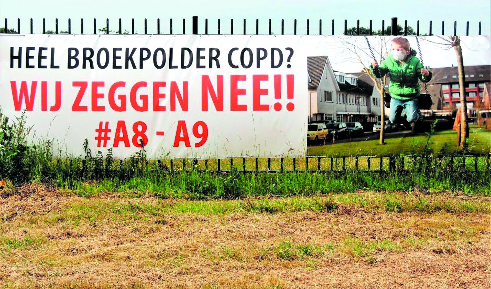 Bewoners van de Broekpolder willen daarentegen niets weten van de A8-A9.