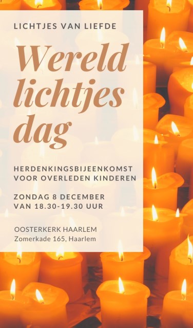 Kom ook naar de Wereldlichtjesdag.