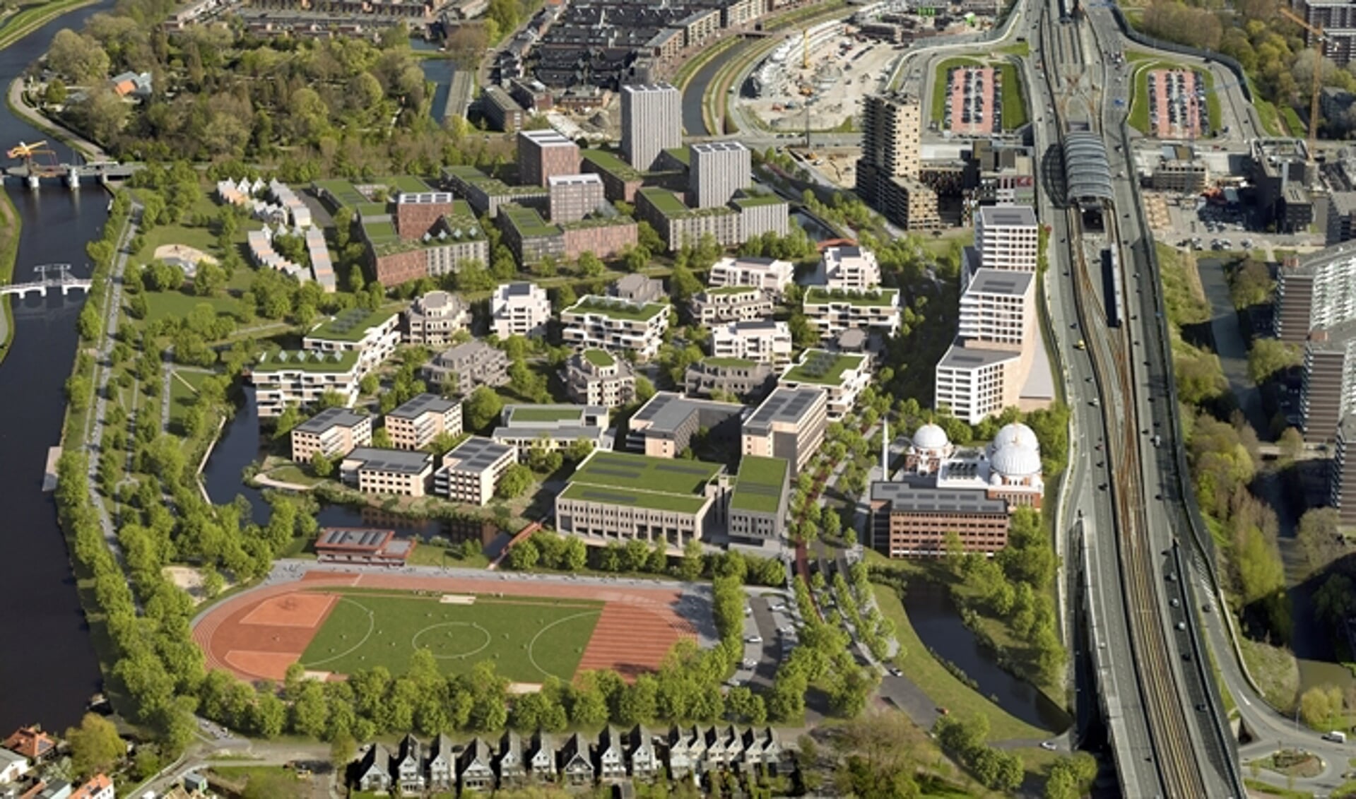 Elzenhagen Zuid wordt een stedelijke woonbuurt vol groen met ruimte voor 1.800 woningen en verschillende voorzieningen.