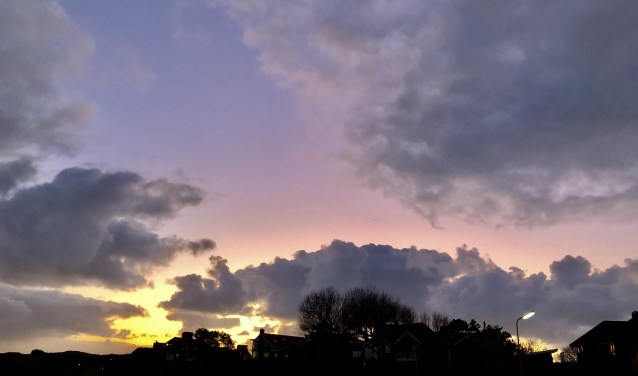 Prachtig beeld boven de duinen van Egmond aan Zee