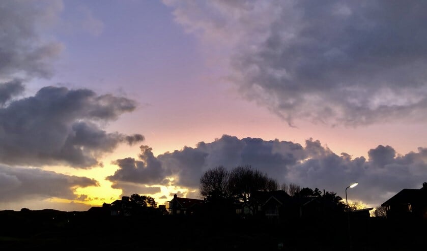 Prachtig beeld boven de duinen van Egmond aan Zee