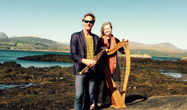 André van der Hoff speelt zaterdag 14 december samen met Aisling Urwin in de kerk in West-Graftdijk