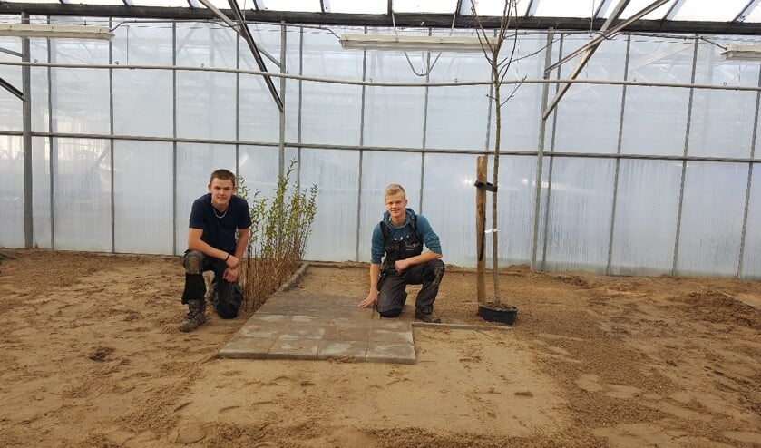 Finn en Rik zijn heroes en studenten Tuin, Park& Landschap van het Clusius College Schagen.