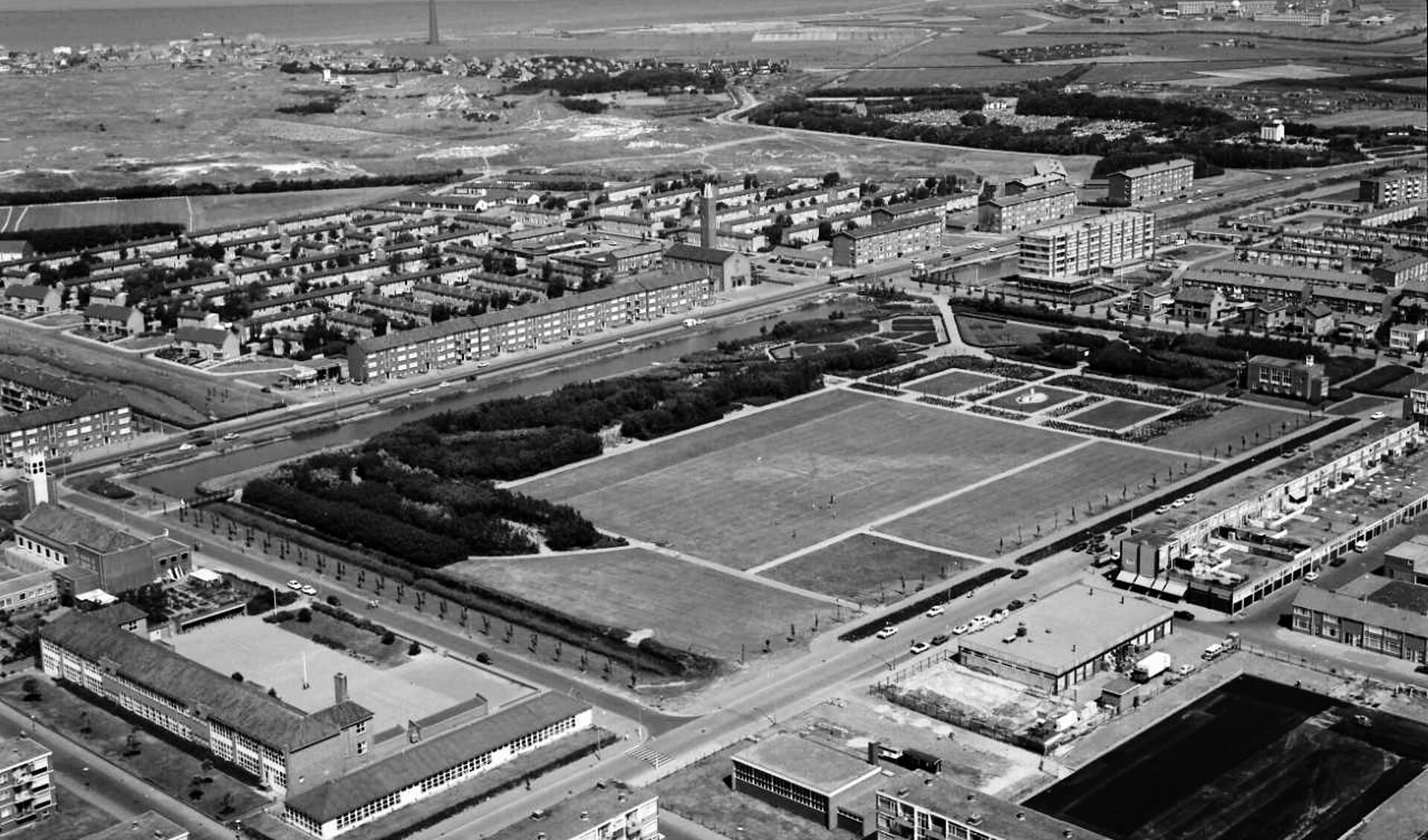 Een luchtfoto van Nieuw Den Helder. (Foto: Helderse Historische Vereniging)
