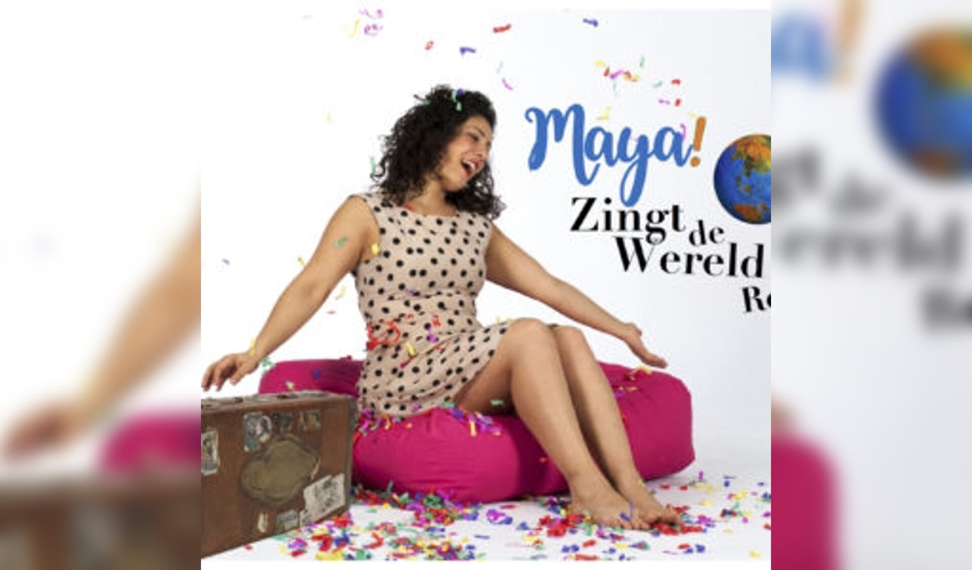 Maya tijdens haar wereldreis.