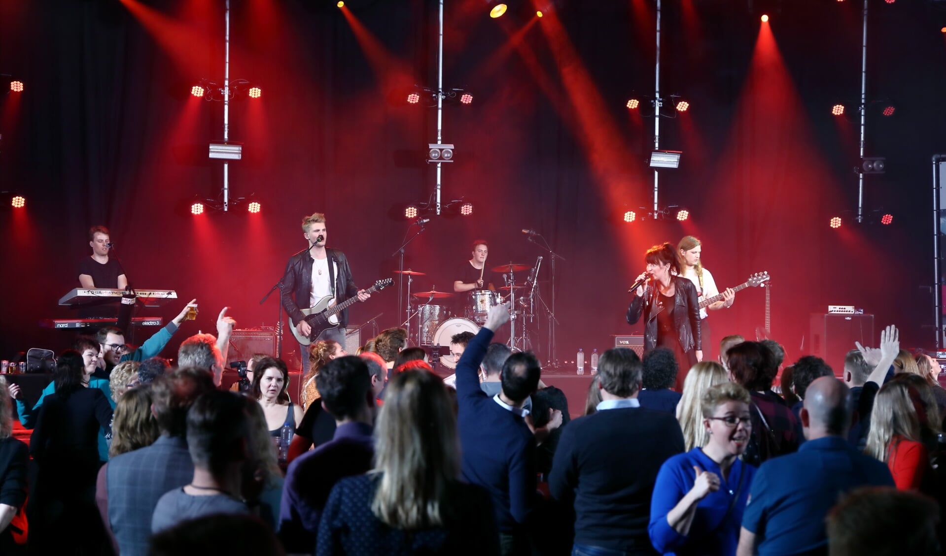 Het muziekfestival is gezellig en voor het goede doel.