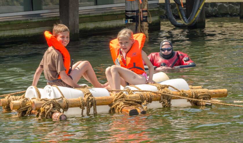 Vlotten bouwen bij de scouting.