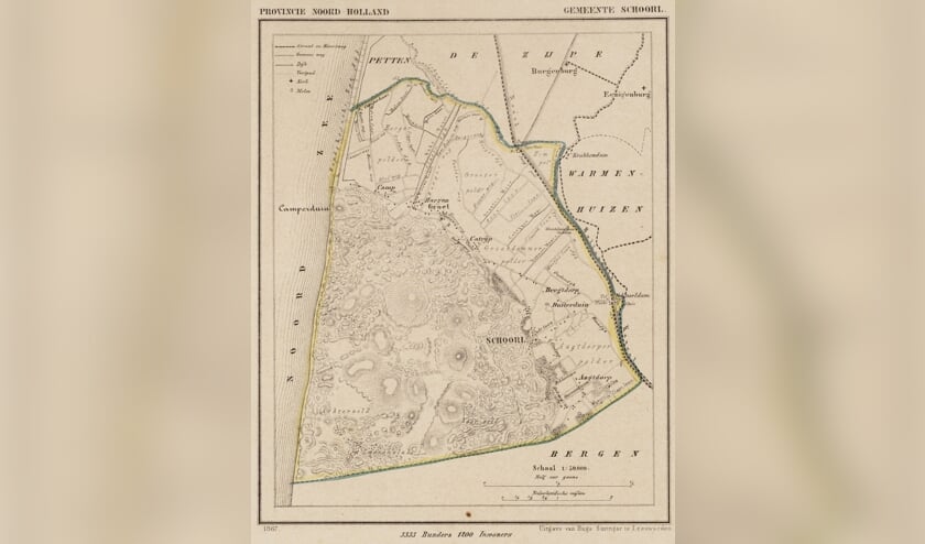 Op woensdag 24 april neemt Harry de Raad, archivaris bij het Regionaal Archief, u mee op een reis langs het cartografische erfgoed van Schoorl en omgeving, vanaf de zestiende eeuw.