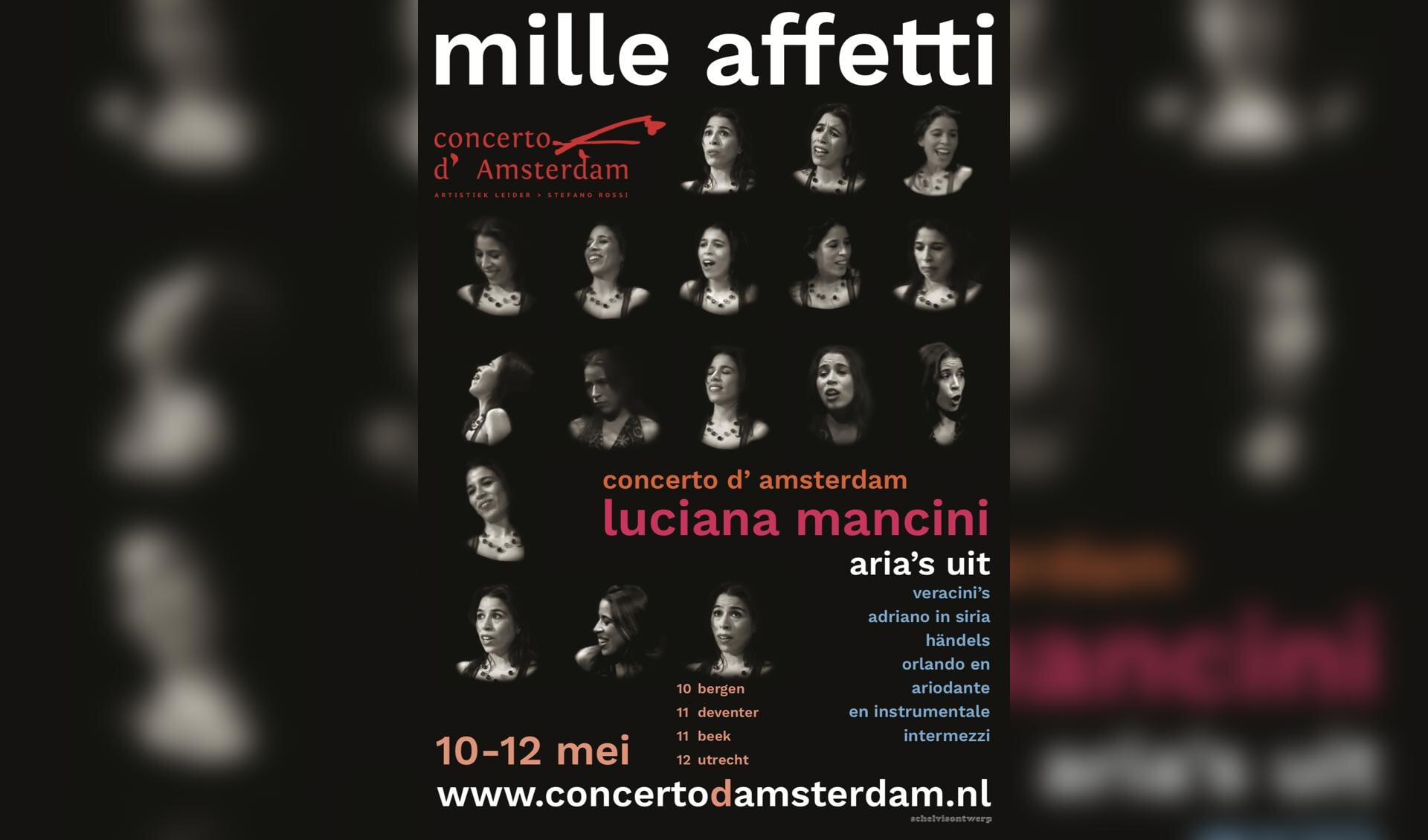 Mille Affetti geeft op 10 mei een concert in de Ruïnekerk Bergen.