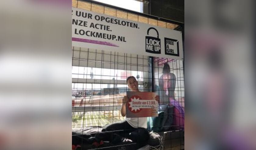 Laura van Dijk liet zich vrijwillig opsluiten.