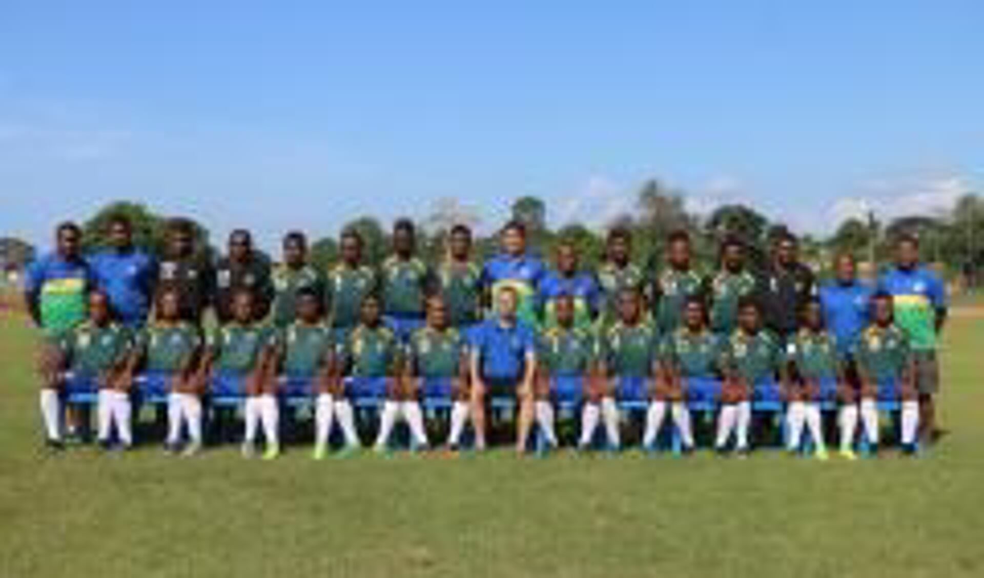 Het nationaal team van de Salomonseilanden.