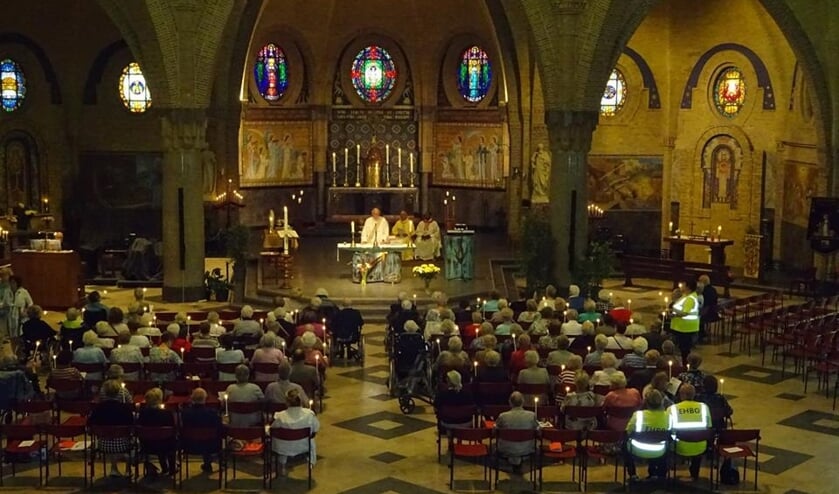 De ouderen-ziekendag in de Agathakerk in Beverwijk.