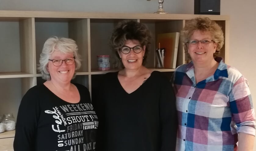 Nancy Wagenveld, Yvon Somsen en Tanja Harlaar (beheerder WSP de Lindehof)
