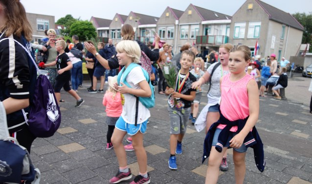 Avondvierdaagse in Egmond aan den Hoef.