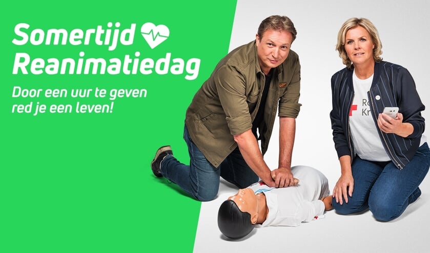 Rob van Someren en Irene Moors zetten zich in voor de landelijke reanimatiedag.