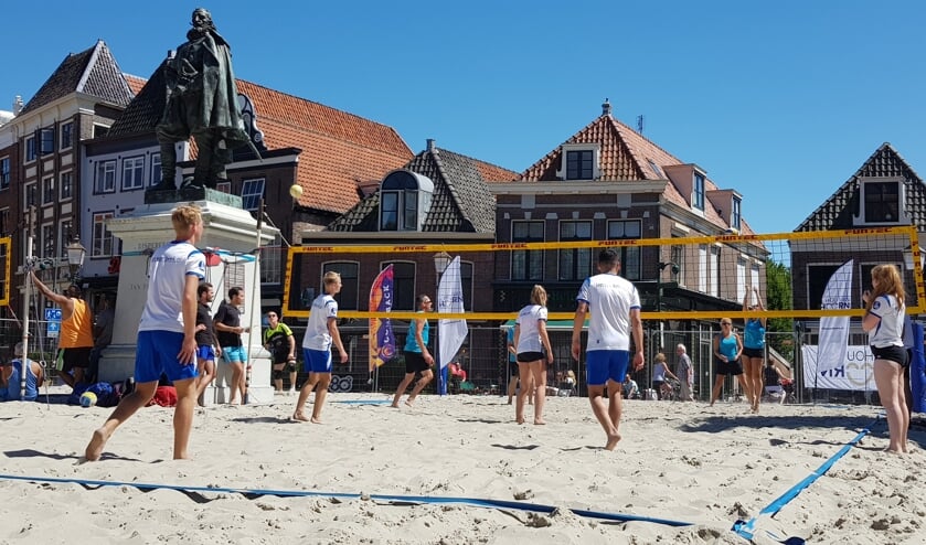 "Het is uniek om al dat zand op de Roode Steen te zien liggen."