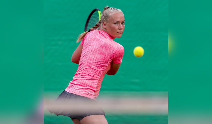 Annick Melders in actie.