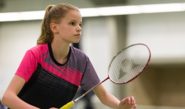 Florine Wille staat klaar om de shuttle te ontvangen.