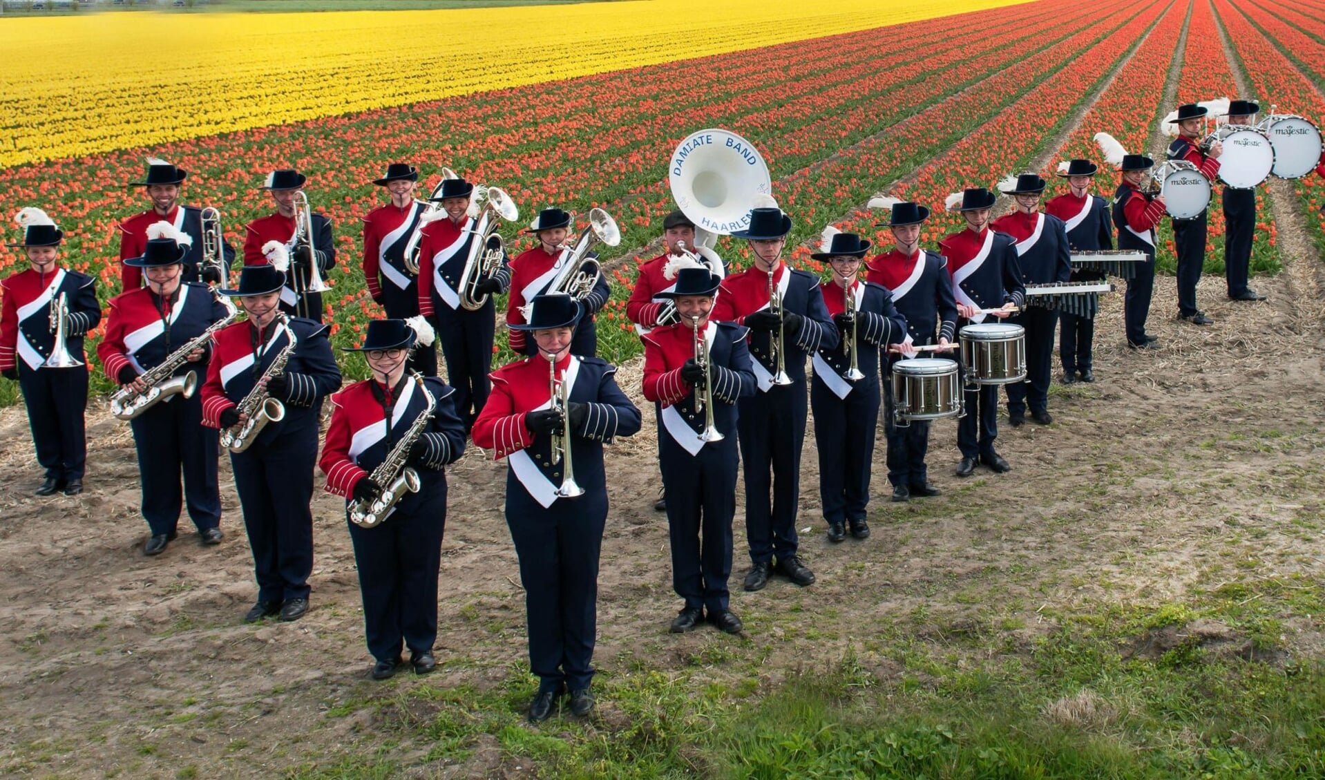 De Haarlem Damiate Band helpt mede fanfareleden graag uit de brand.