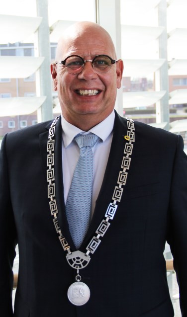 Burgemeester Jan Franx, van de gemeente Koggenland.