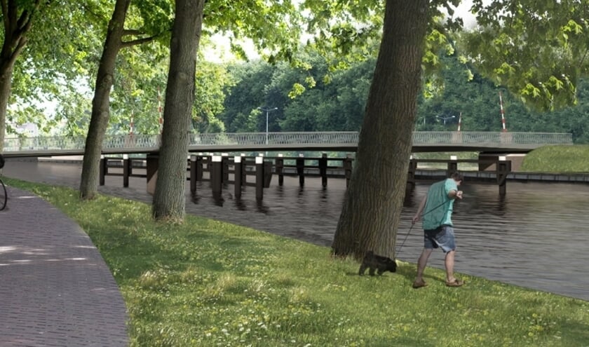 Hoe de nieuwe brug eruit komt te zien.