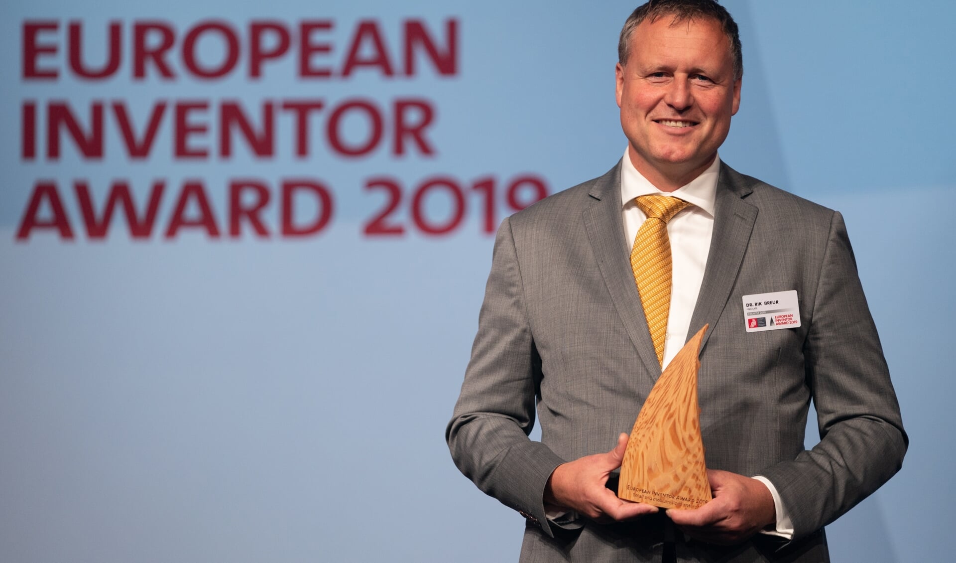 De Europese Award is binnen voor Hoofddorper Rik Breur. 