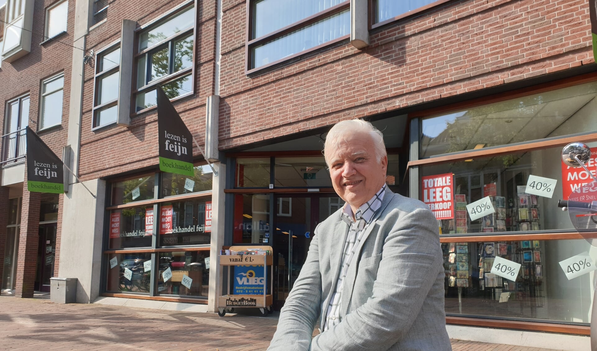 Michael van Buizen, eigenaar van boekhandel Feyn.
