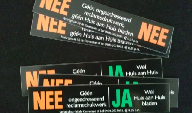 De oude sticker zoals we die nu kennen