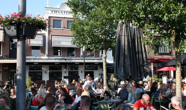 Een vol terras bij BRASA is meer regel dan uitzondering.