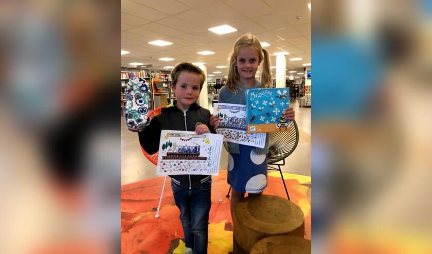 De winnaartjes Gijs en Evy Karssen.