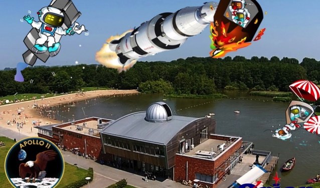 Volkssterrenwacht Orion is 20 en 21 juli van open voor publiek ter gelegenheid van het project Apollo 11.