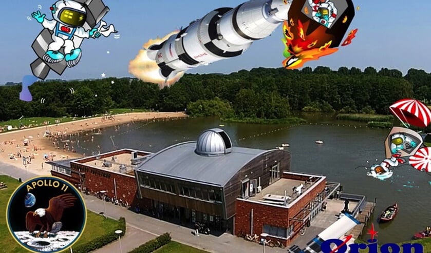 Volkssterrenwacht Orion is 20 en 21 juli van open voor publiek ter gelegenheid van het project Apollo 11.