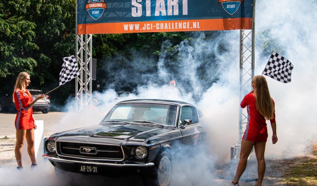 Stukje rallyspektakel.