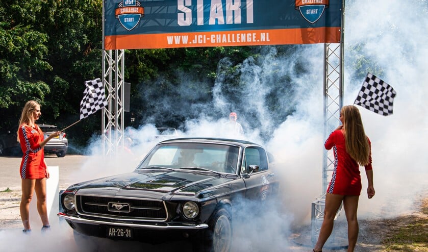 Stukje rallyspektakel.