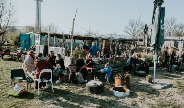Zelfs bij lagere temperaturen is Het Veerkwartier populair.