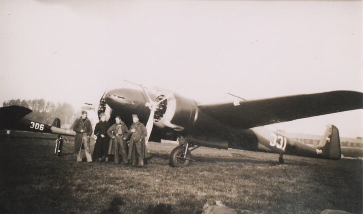 De Fokker G-1 in 1940. 