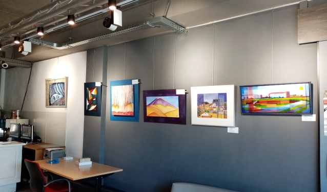 Impressie van een expositie in Greens.