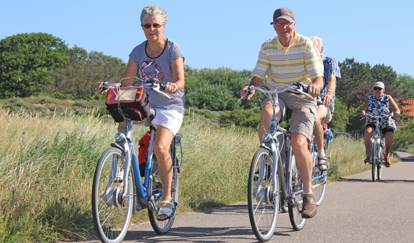 Heerlijk fietsen door de duinen.