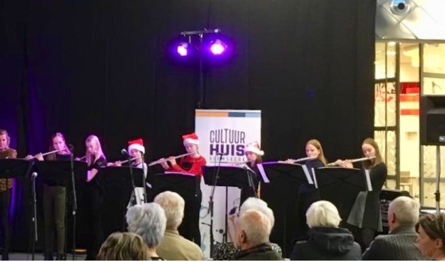 Dwarsfluitgroep Cultuurhuis Heemskerk olv Liesbeth van der Blom.