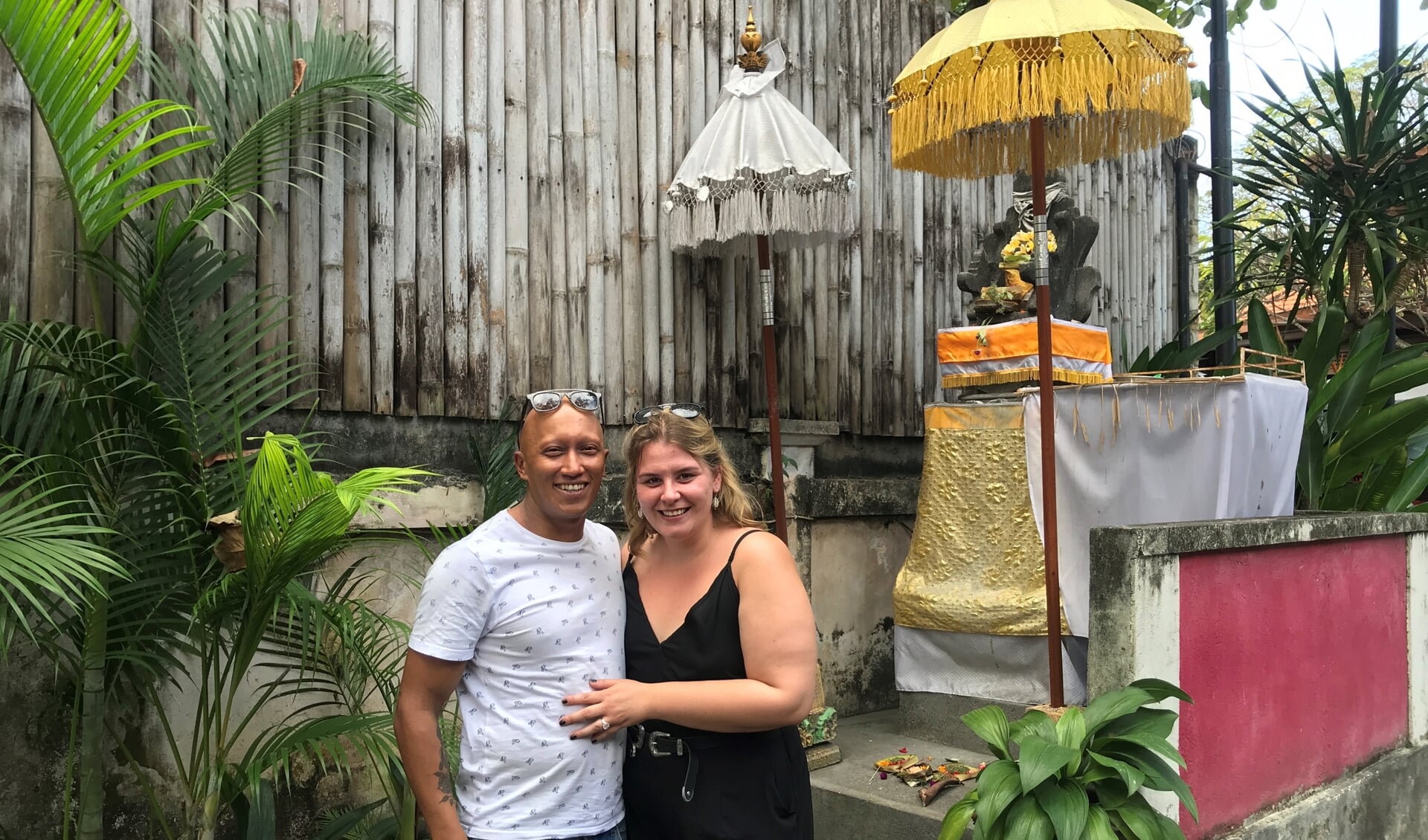 Ferdie en Zahra op Bali.