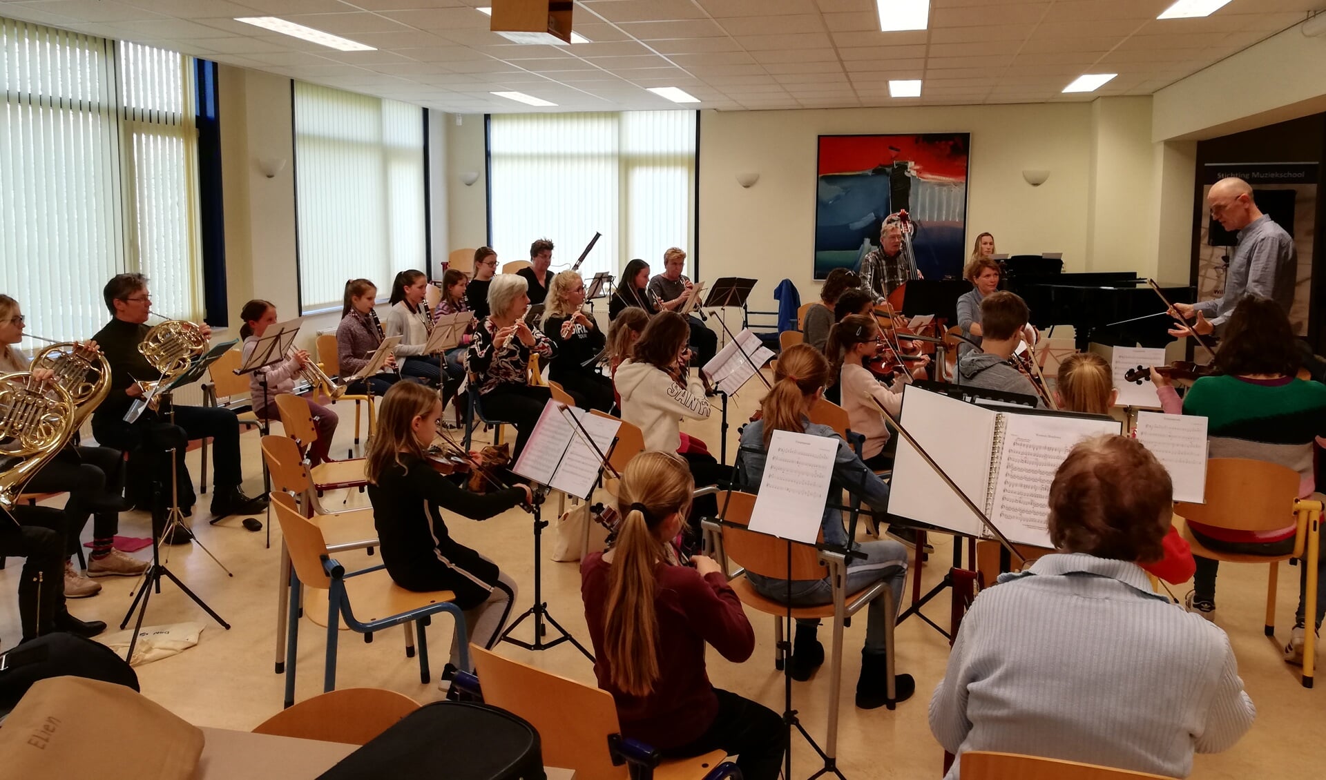 Muziekschool Oostelijk West-Friesland geeft een concert in het kasteel in Medemblik.