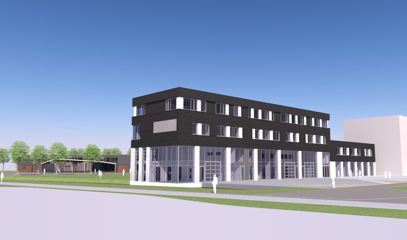 De uitbreiding met een etage is nodig omdat de school flink groeide.