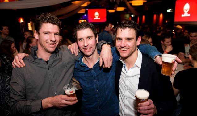 Van links naar rechts René, Nico en John