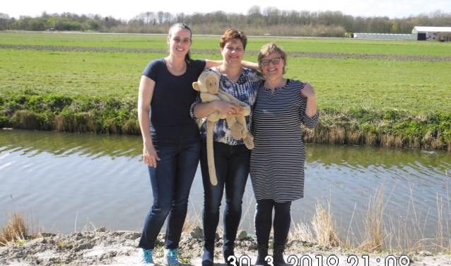 De teamcaptains van Team Job: Esther, Annette en Irene (v.l.n.r.).