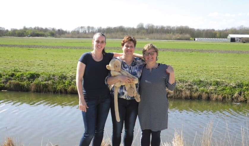 De teamcaptains van Team Job: Esther, Annette en Irene (v.l.n.r.).
