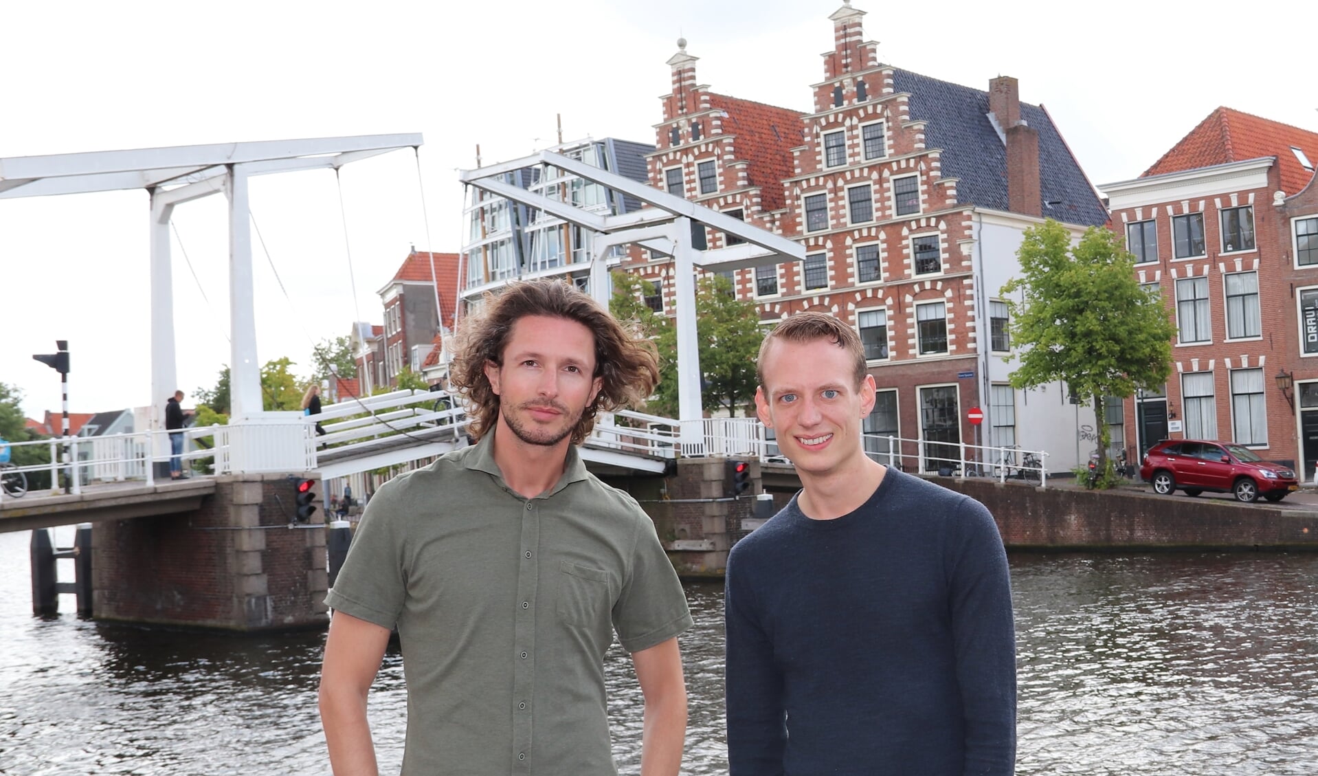 Iede Hoorn (links) en Jasper Martens. 