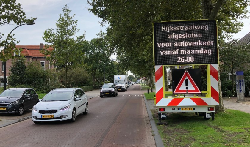 Afgelopen maandag is de Alkmaarseweg-Noord afgesloten voor doorgaand autoverkeer.